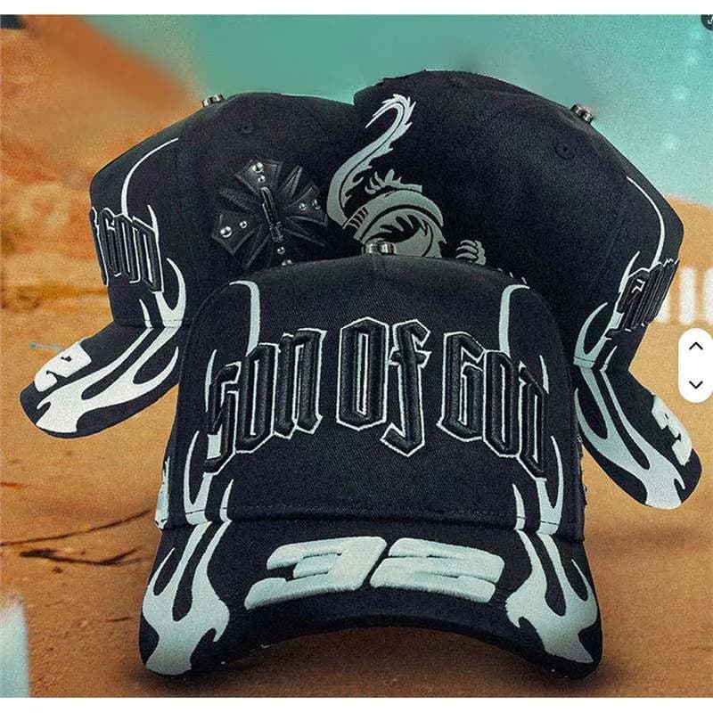 Travis Scott Snapback Cap Son of God Flame