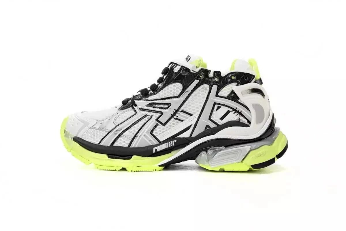 Balenciaga Triple S Graffiti — Black White Yellow