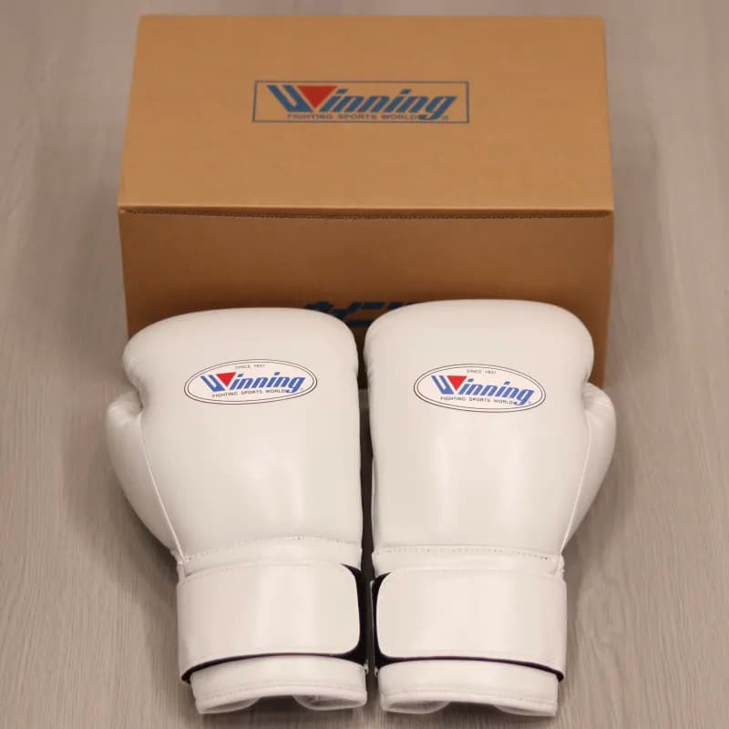 Boxing Gloves Classic White