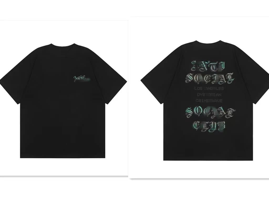 Off-White Graphic T-Shirt Asteroid Print — 2101 黑色