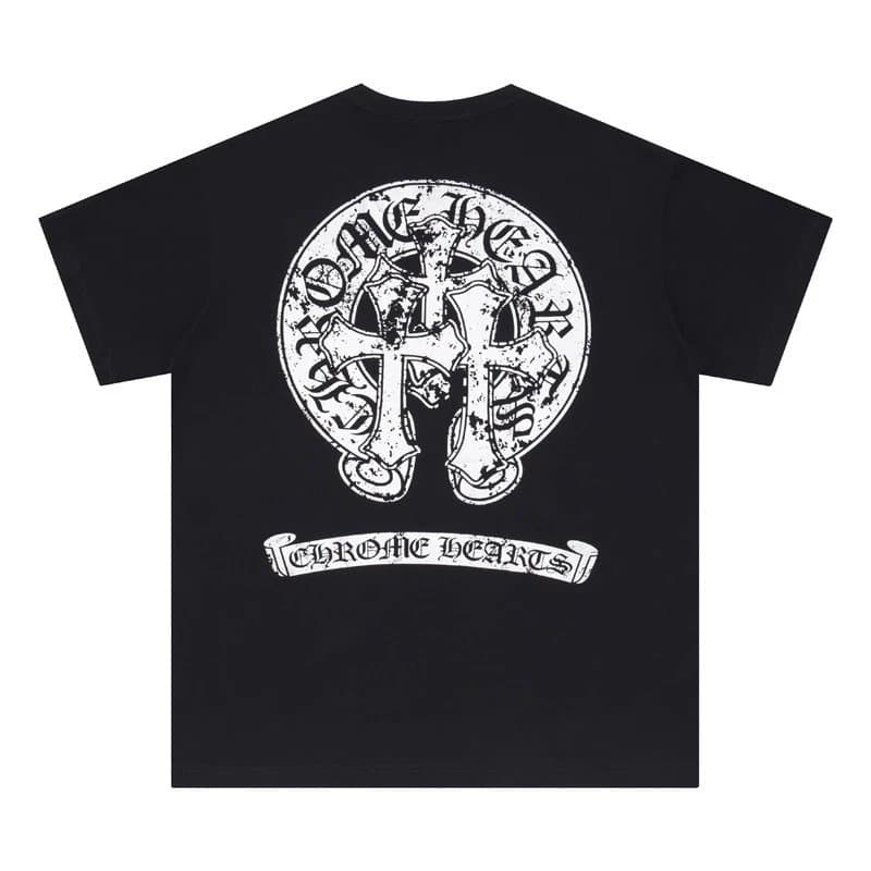 Chrome Hearts T-Shirt Five Crosses Back — 6