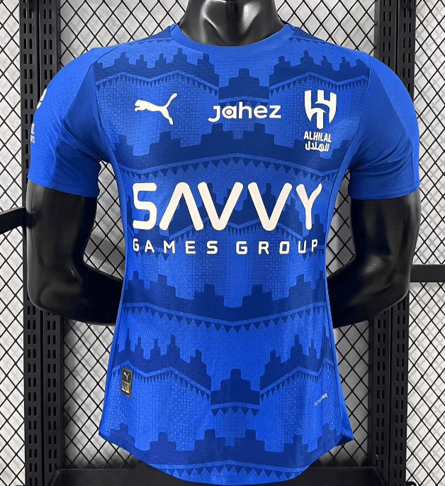 Adidas Training Jersey Circuit Print — 25-26 Player Al Hilal Saudi Home1
