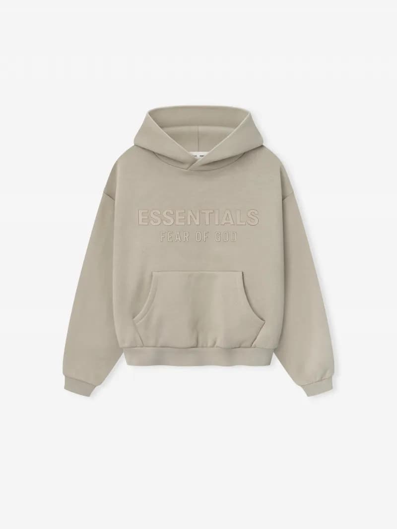 Fear of God Essentials Hooded Sweatshirt Embroidered Logo — LM896图片色