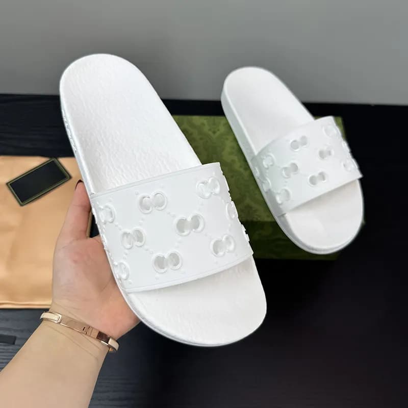 Gucci GG Marmont Slide Double G Logo