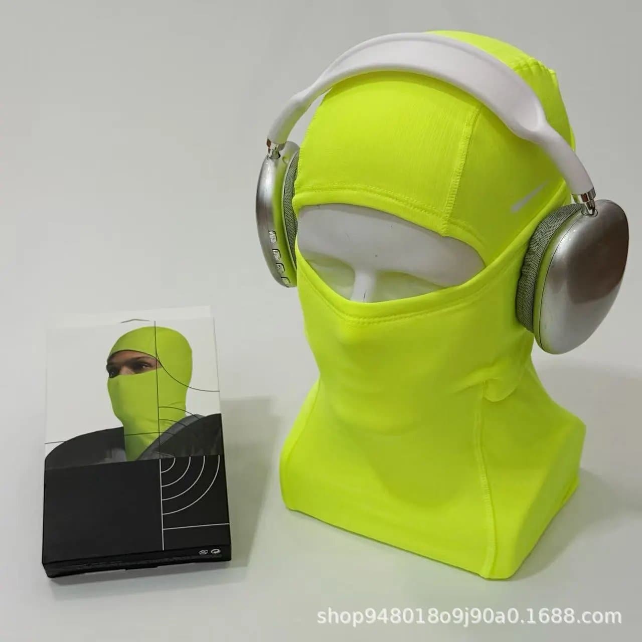 Apple AirPods Max Neon Yellow Balaclava Bundle