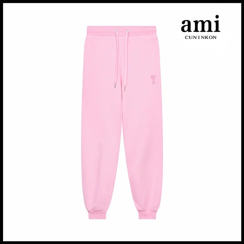 AMI Paris Logo Joggers Heart Logo