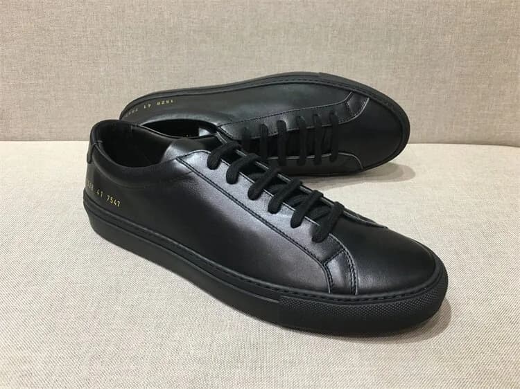 Common Projects Achilles Low Black Gold