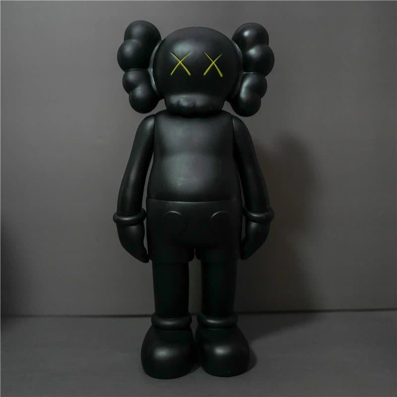 KAWS Companion Matte Black with Yellow X Eyes