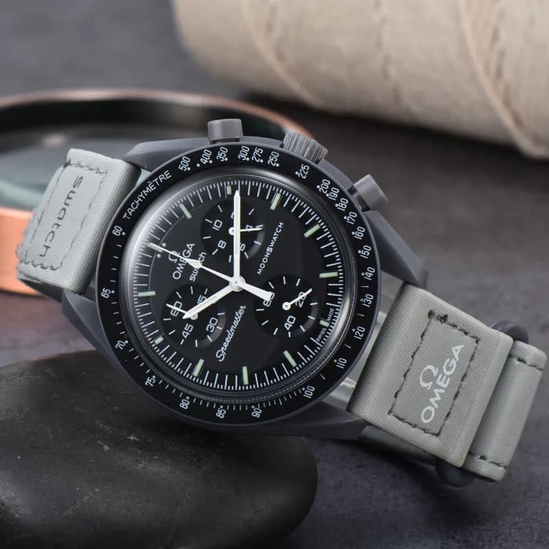 Omega × Swatch Speedmaster Moonwatch Bioceramic Black