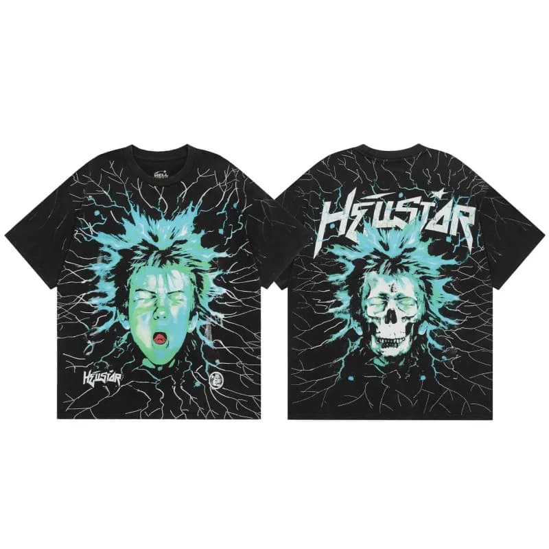Stüssy Graphic Tee Flame Star Print — TX4HK05K