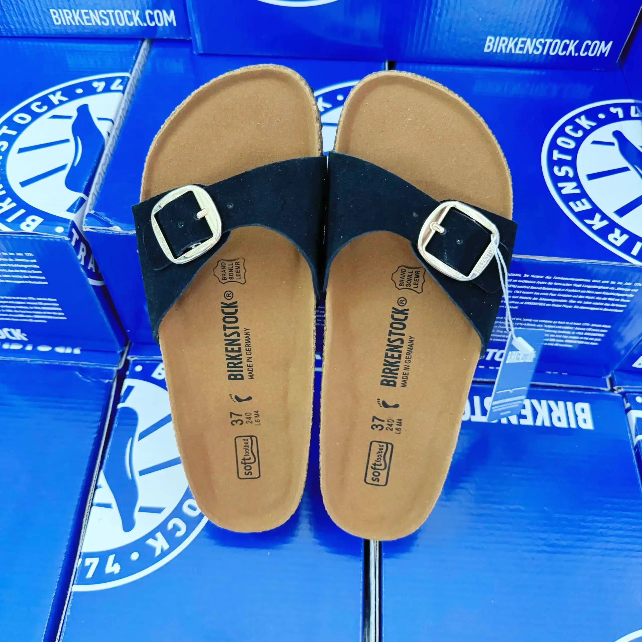 Birkenstock Madrid Buckled Suede