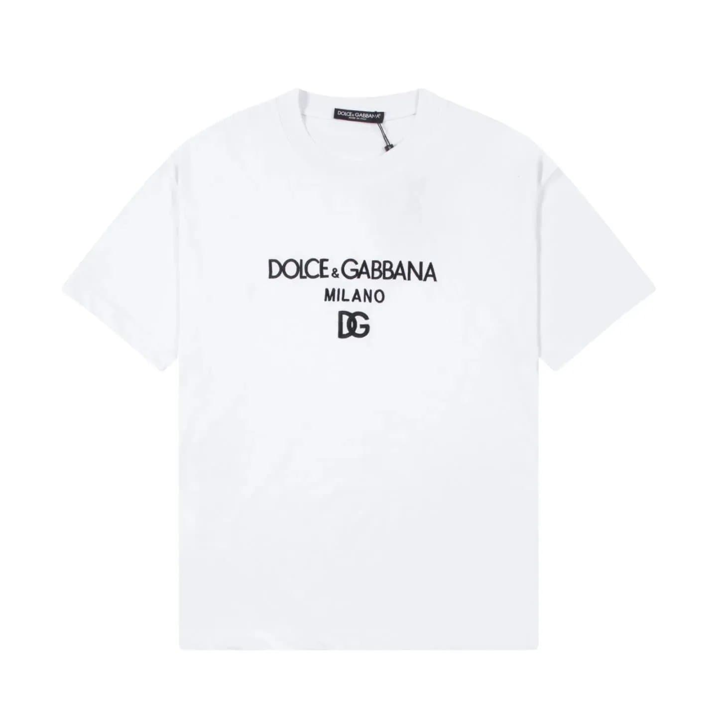 Dolce & Gabbana Logo T-Shirt Milano DG Print