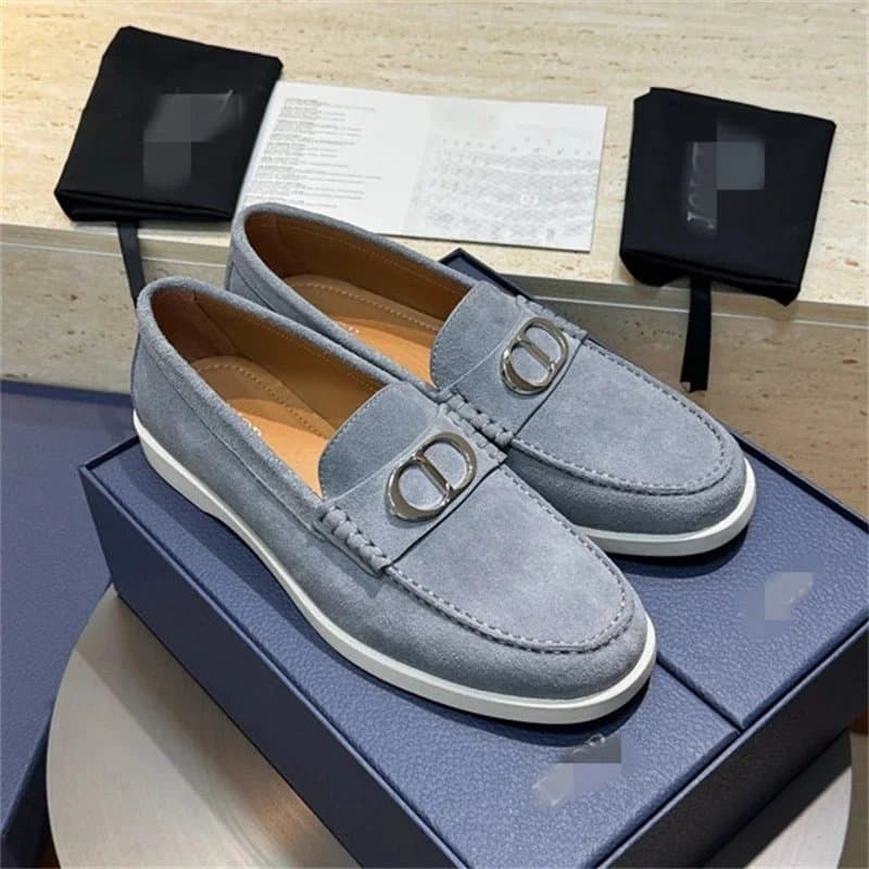 Dior B22 Loafer Suede with CD Buckle