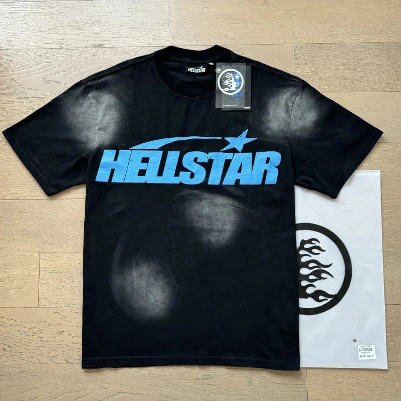Hellstar Graphic Tee Abstract Skull Print — 673#