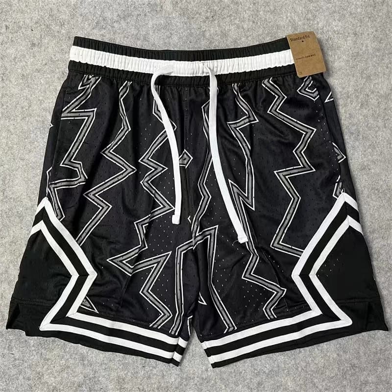 Jordan Basketball Shorts Lightning Bolt Print