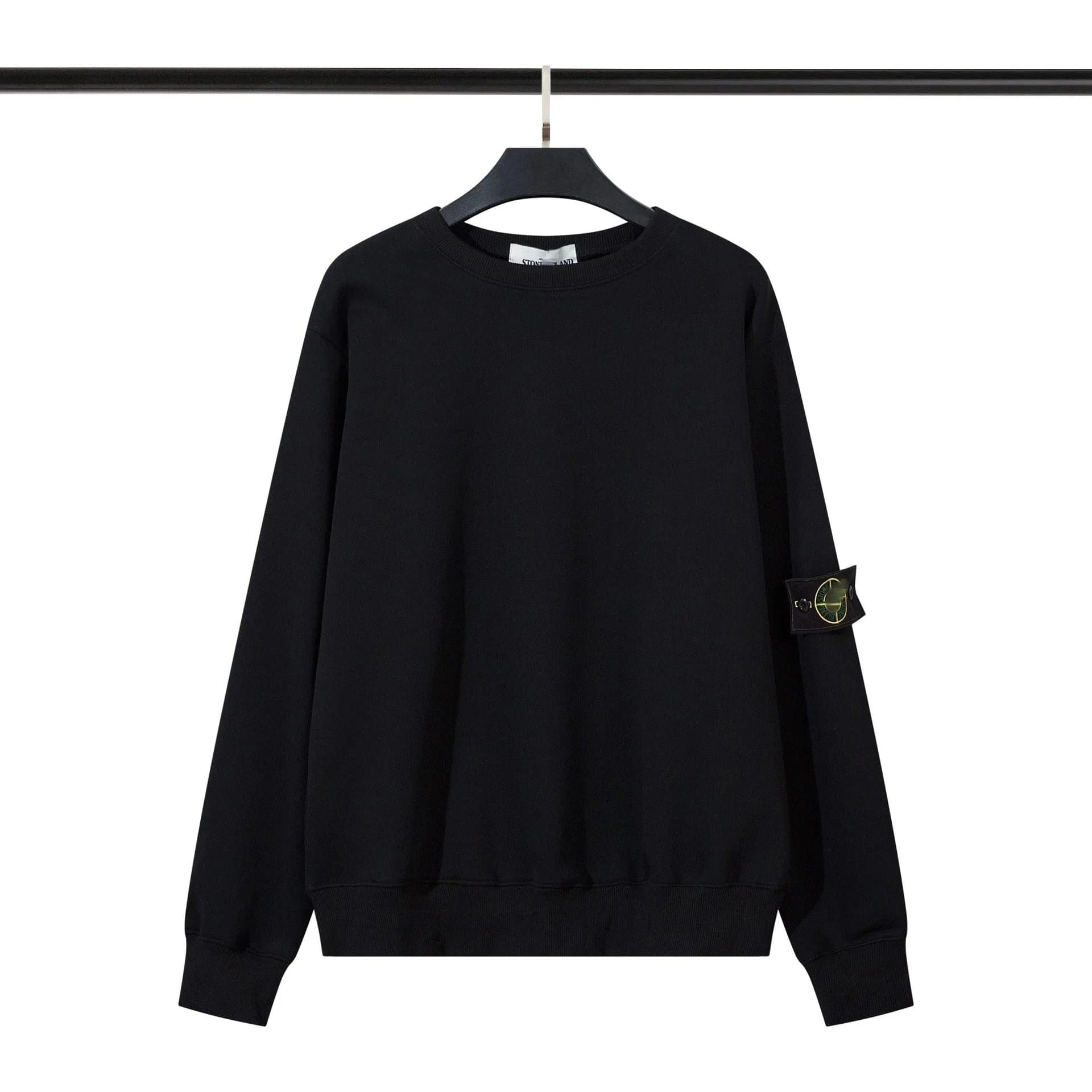 Stone Island Cargo Joggers Reflective Compass Patch — 加绒黑色