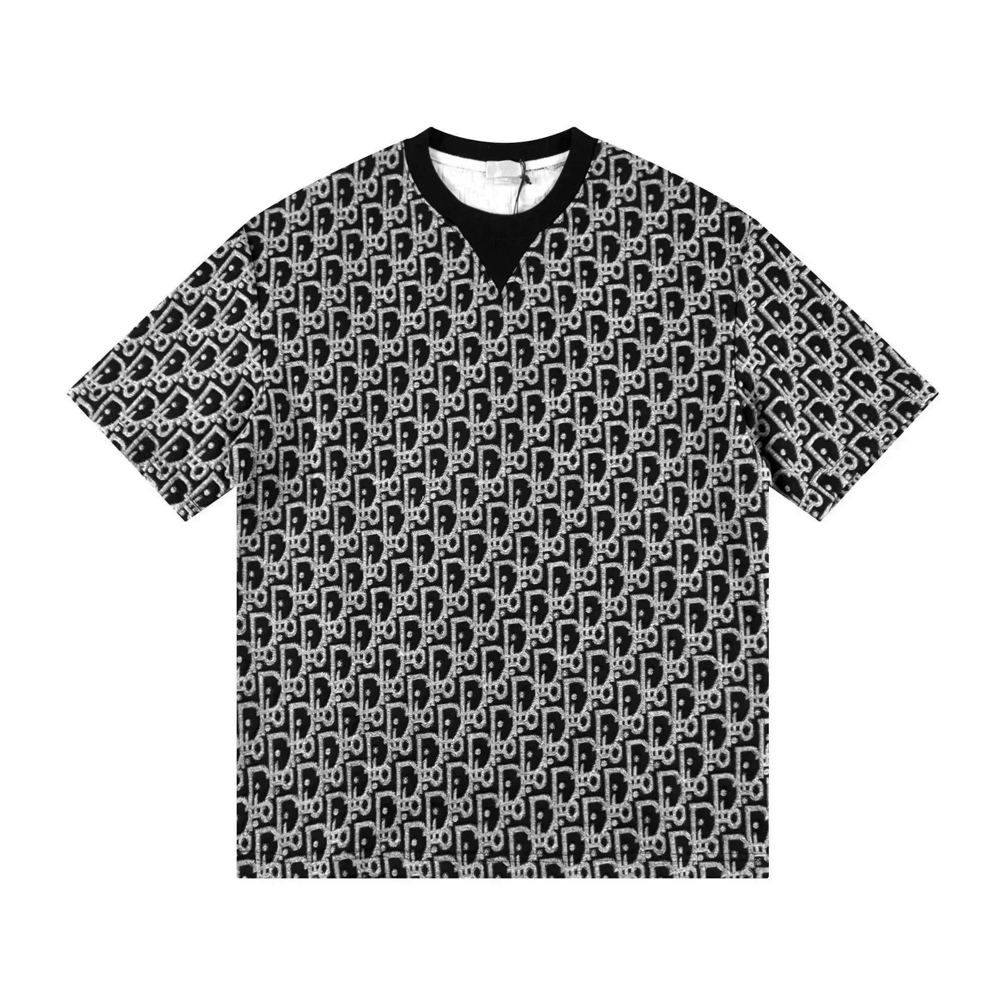 Dior T-Shirt Oblique Logo Print