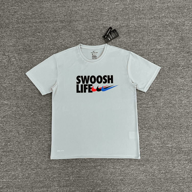 Nike Just Do It Tee Alien Logo — 三钩（灰色）速干