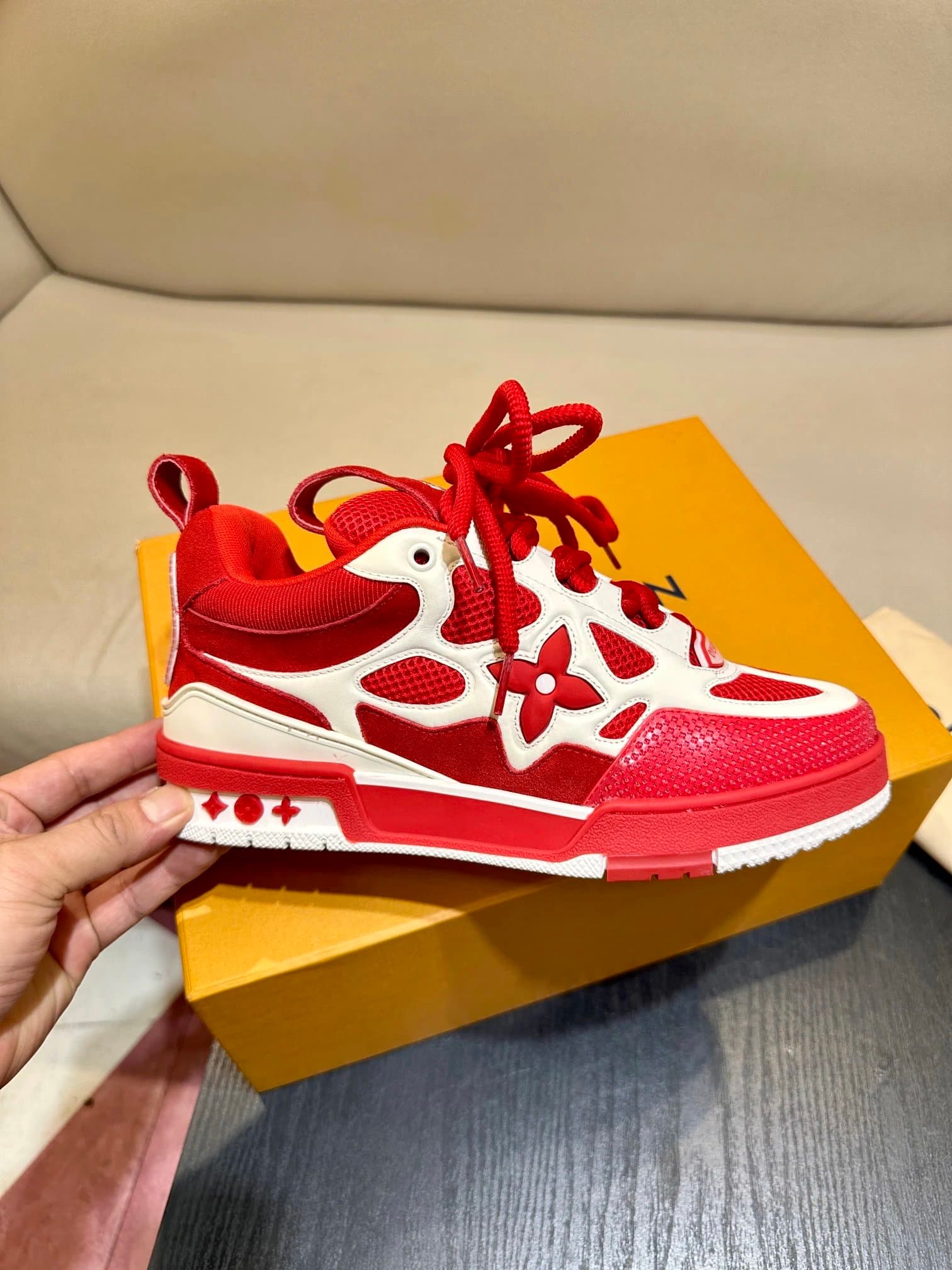 Louis Vuitton LV Trainer Leopard Stud — 2