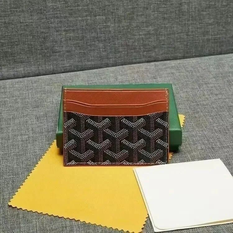 Goyard Card Holder Goyardine Canvas