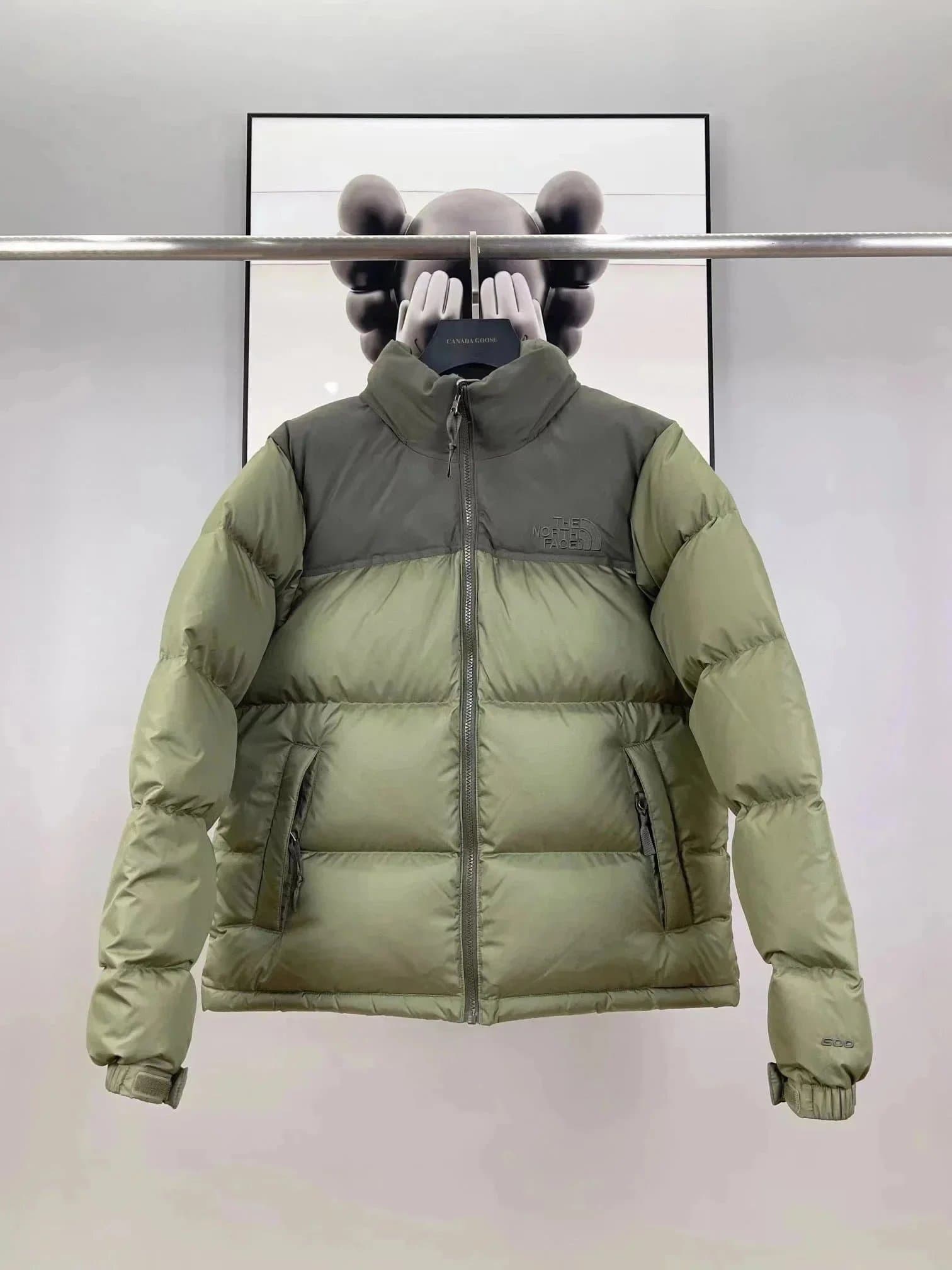 The North Face Nuptse Jacket Olive Green