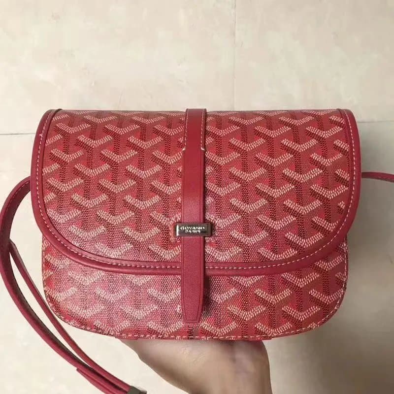 Goyard Saint Louis Chevron Pattern — 红色