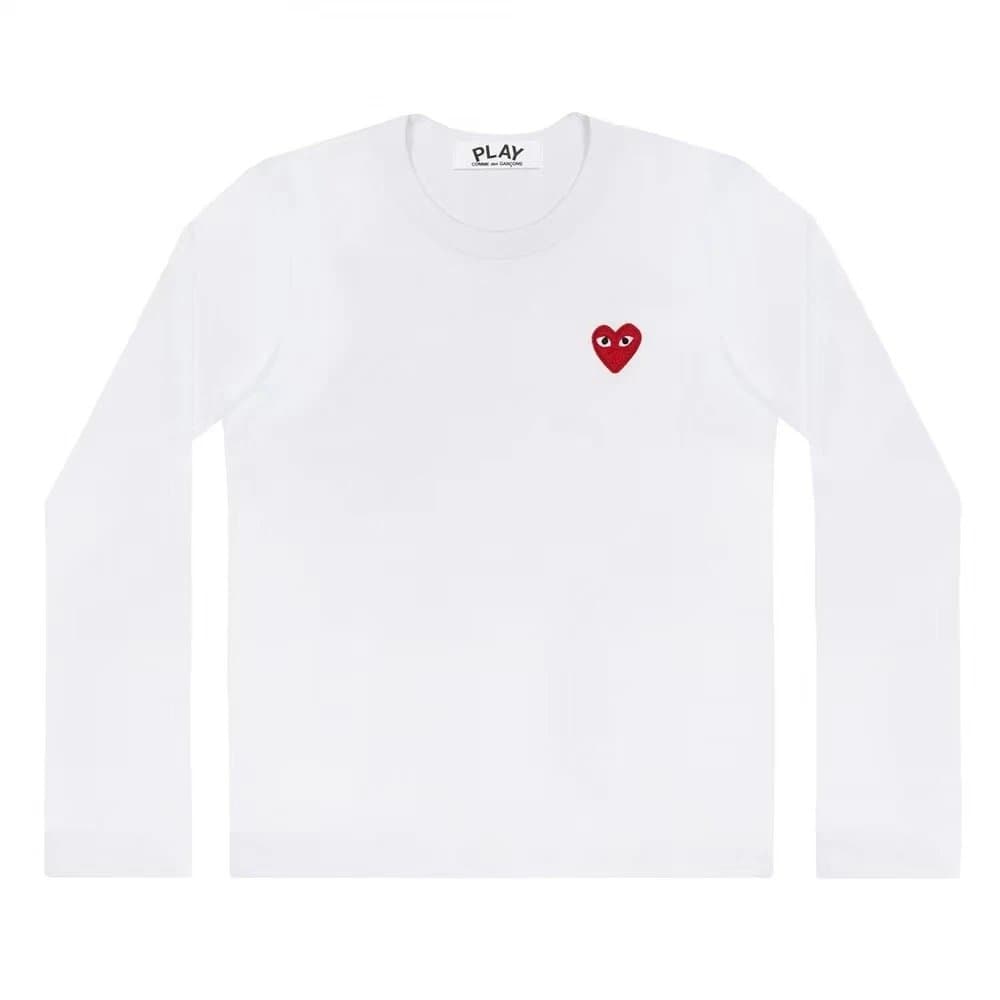 Comme des Garçons Long Sleeve T-Shirt Red Heart