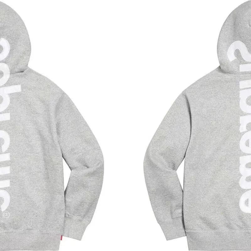 Supreme Box Logo Hooded Sweatshirt Orange — 浅灰色559