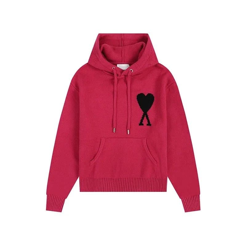Amiri Heart Logo Sweater Multiple Colorways — 玫红-506#