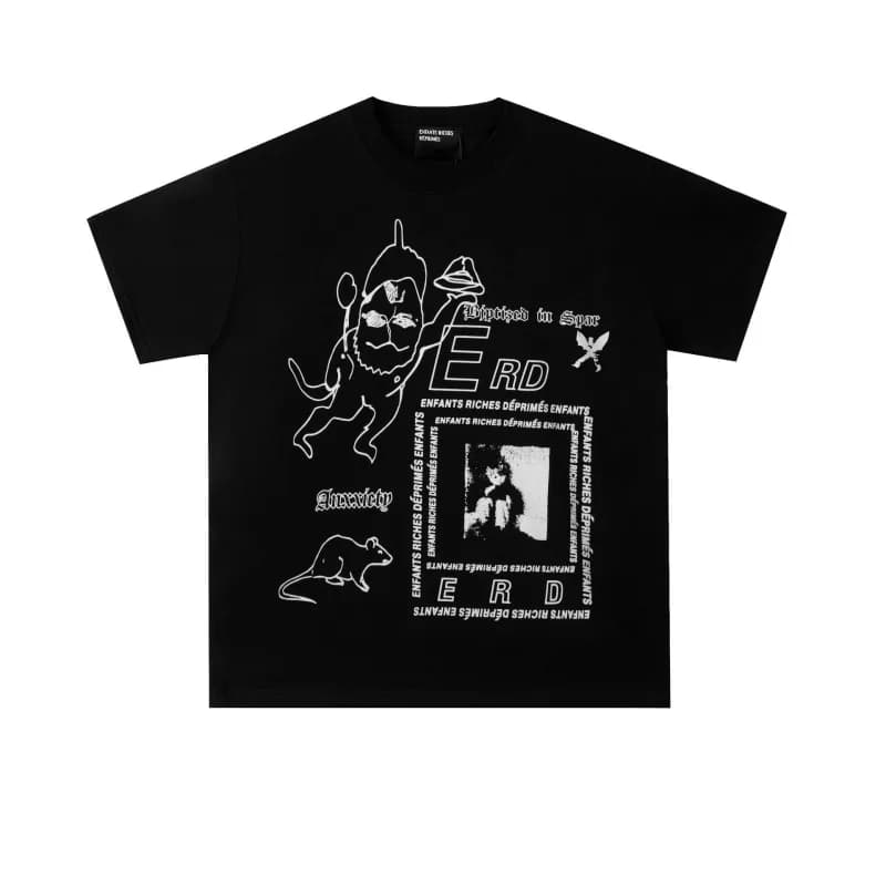 Givenchy Graphic T-Shirt Genfa 79 Print — 323