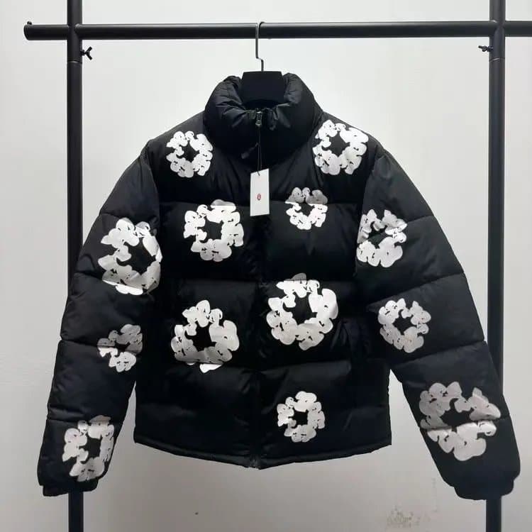 Moncler Puffer Jacket Floral Print