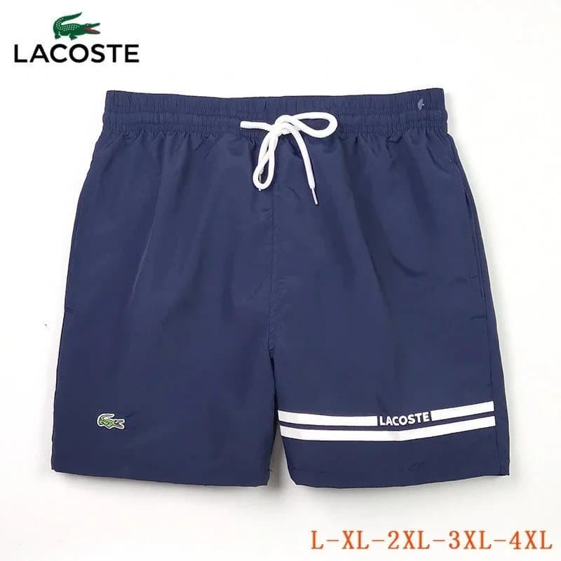 Lacoste Swim Shorts Striped — L010深蓝色