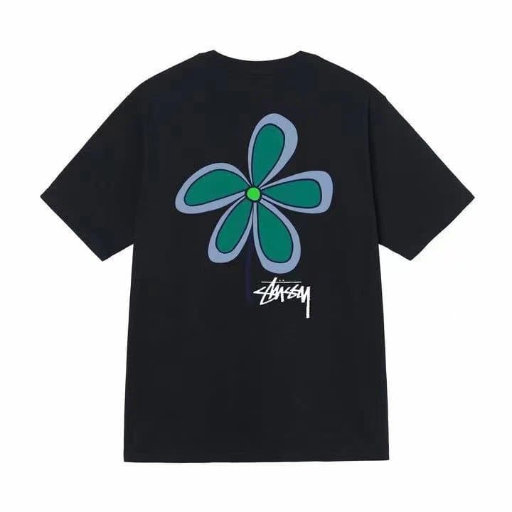 Supreme 8 Ball Tee Spray Paint — 黑色【花朵】