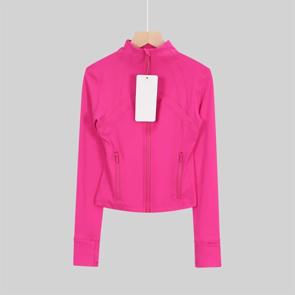 Lululemon Define Jacket High-Neck Zip-Up — 玫红