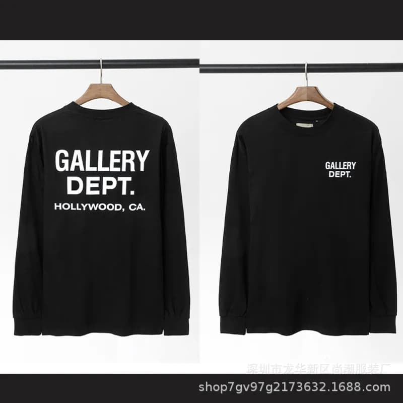 Gallery Dept. Long Sleeve Tee Gallery Dept Logo — A02