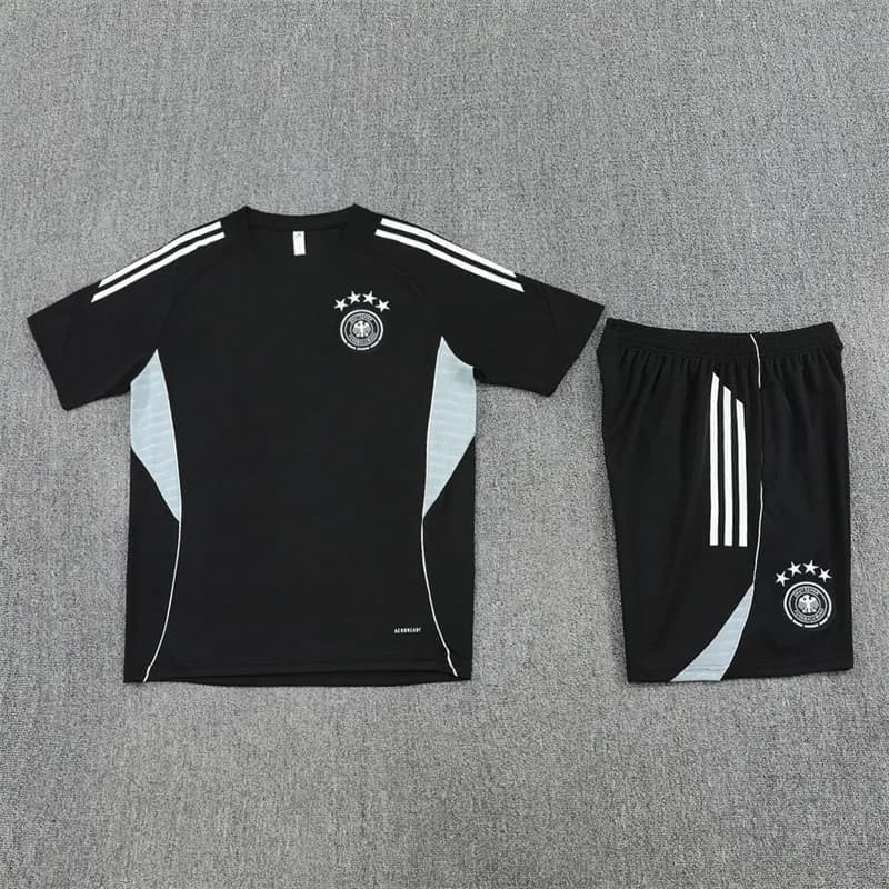 Adidas Germany Training Set Black with Grey Panels