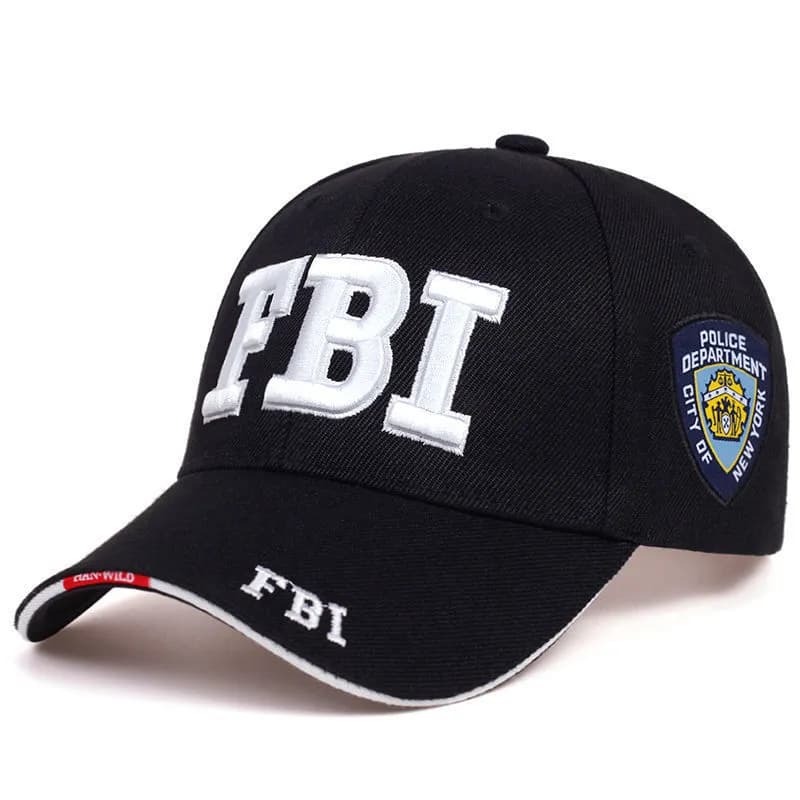 Trapstar Snapback Cap FBI Embroidered