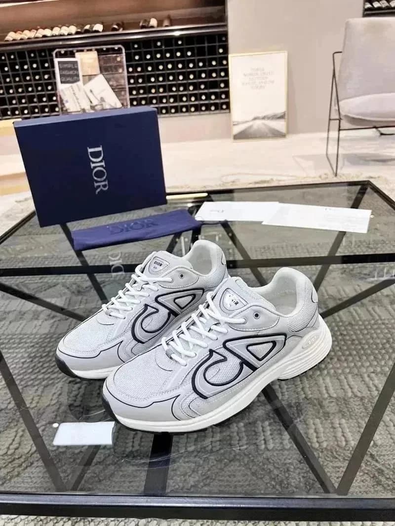 Dior B22 Sneaker Black Silver — 081202281