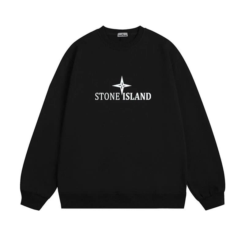 Stone Island Crewneck Sweatshirt Compass Patch — S19