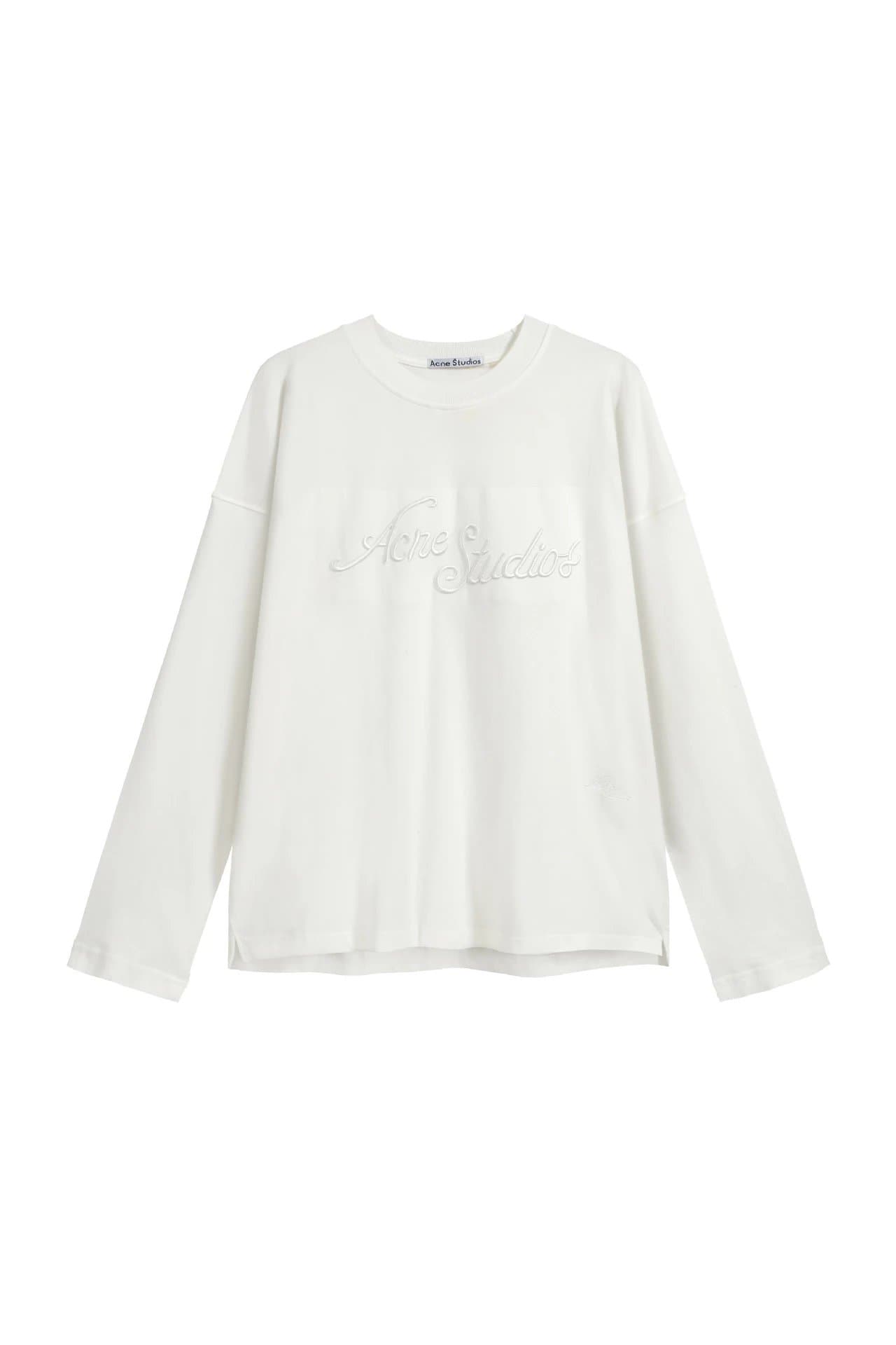 Acne Studios Long-Sleeve T-Shirt Embroidered Logo