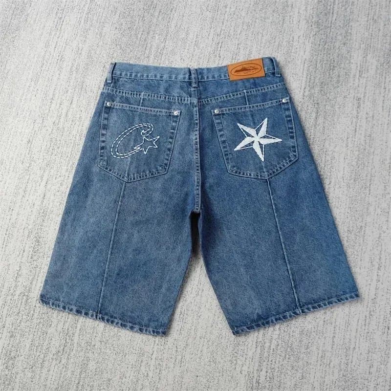 Travis Scott Denim Jacket and Jeans Set Cactus Jack Star Logo — 33