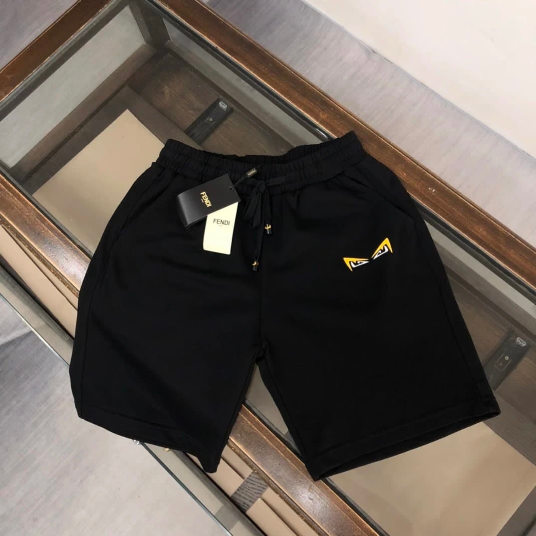 Fendi Logo-Embroidered Shorts Monster Eye