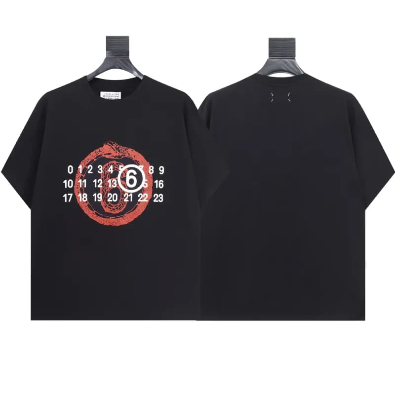 Tommy Hilfiger Graphic Tee Maison Margiela x Tommy Cash — 7048黑