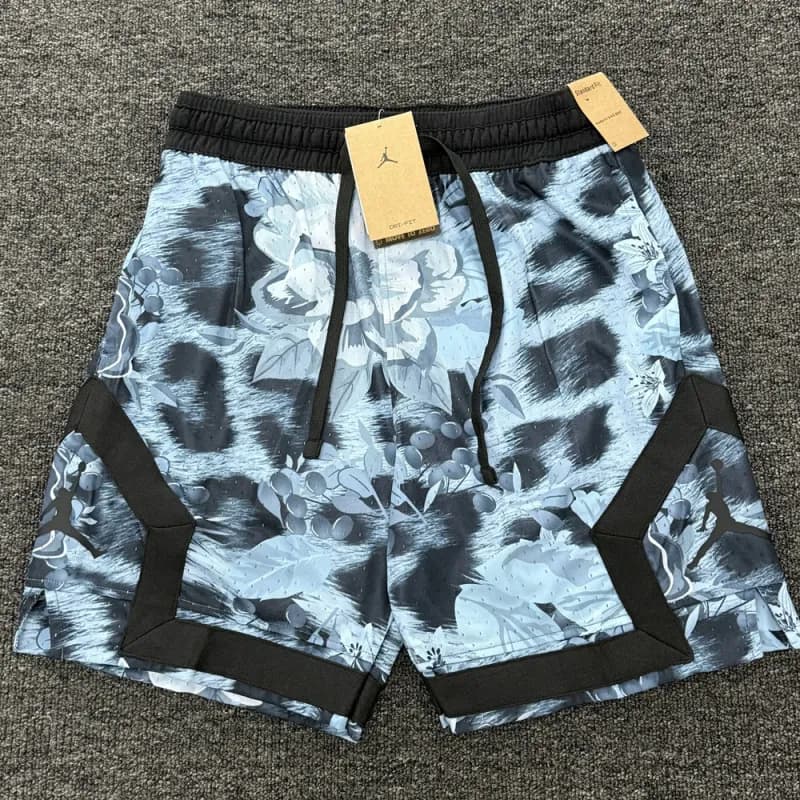 Jordan Floral Print Shorts Floral Leopard Print