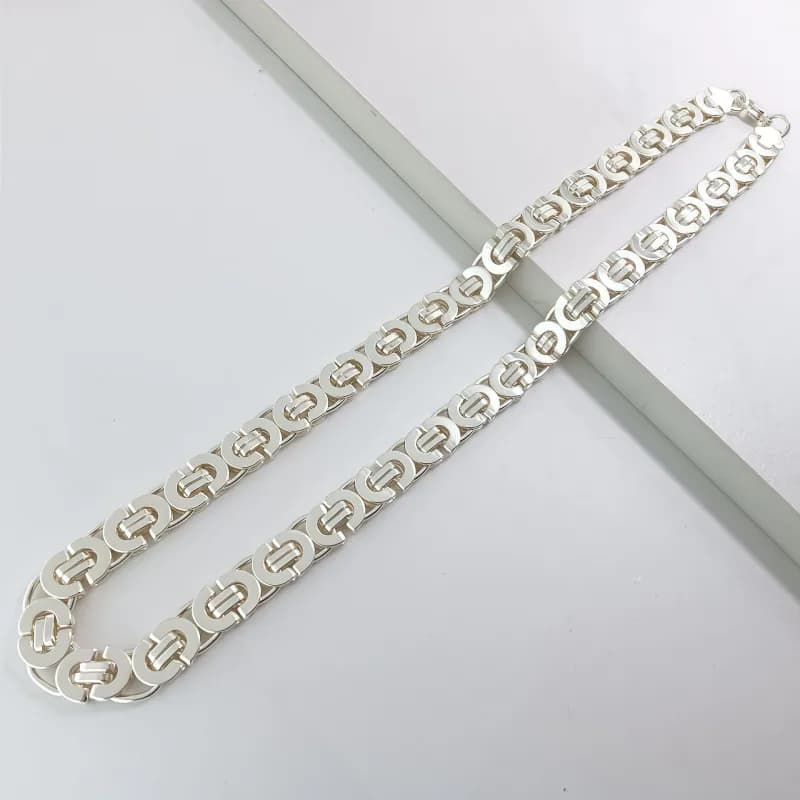 Chrome Hearts Link Chain Necklace Silver