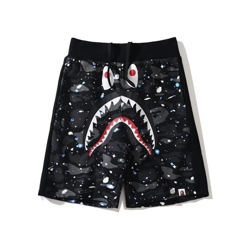 BAPE Shark Shorts Camo Split — BAPE短裤 10