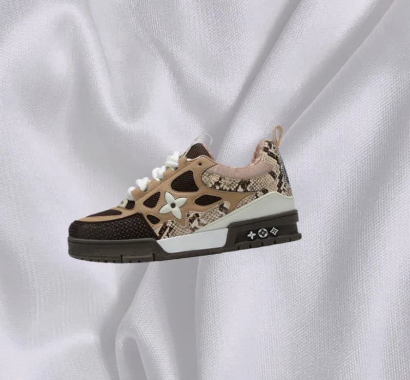 Louis Vuitton LV Trainer Snake Print