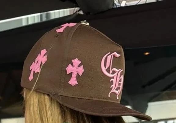Chrome Hearts Trucker Hat Multi-Color Cross Embroidery — CH+十字皮标咖色