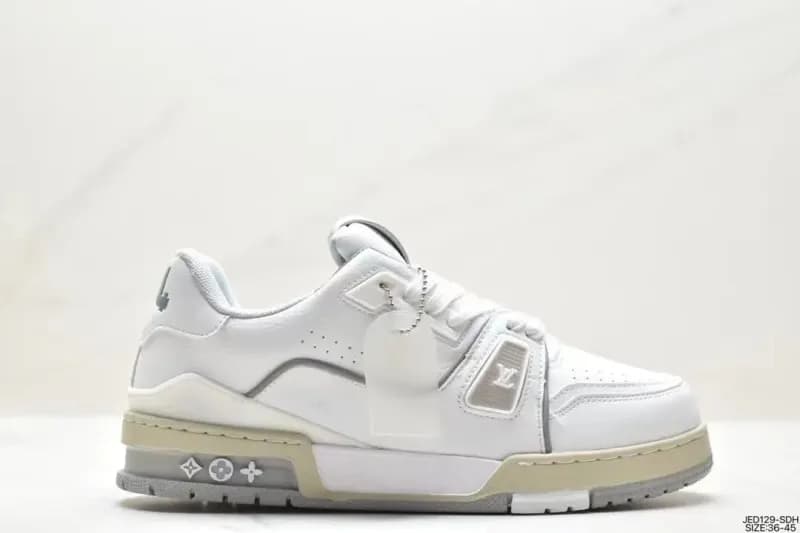 Louis Vuitton LV Trainer White Monogram