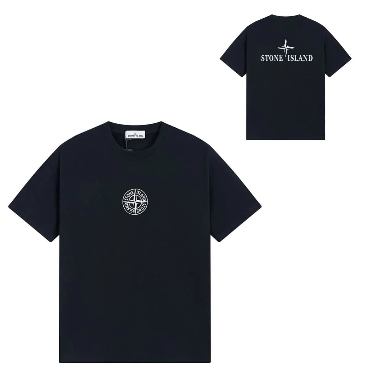 Stone Island T-Shirt Compass Patch — 38
